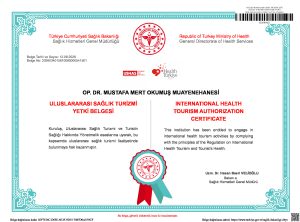 Sağlık Turizmi Yetki Belgesi